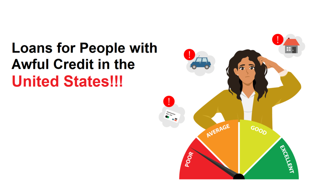 Loans for People with Awful Credit in the United States